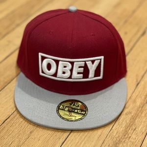 OBEY SnapBack fitted hat